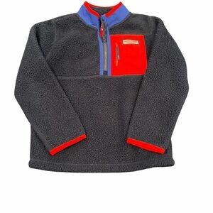 Vineyard Vines Navy Fleece with Red and Blue Accents Size 6